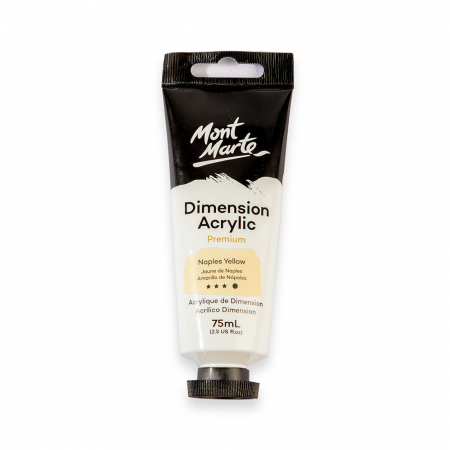 Dimension Acrylic 75ml - PMDA0004 Vopsea acrilică Dimension Mont Marte 75ml - Naples Yellow
