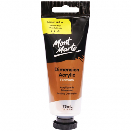 Dimension Acrylic 75ml - PMDA0005 Vopsea acrilică Dimension Mont Marte 75ml - Lemon Yellow