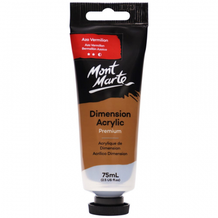 Dimension Acrylic 75ml - PMDA0009 Vopsea acrilică Dimension Mont Marte 75ml - Vermilion