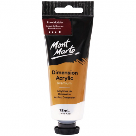 Dimension Acrylic 75ml - PMDA0014 Vopsea acrilică Dimension Mont Marte 75ml - Rose Madder