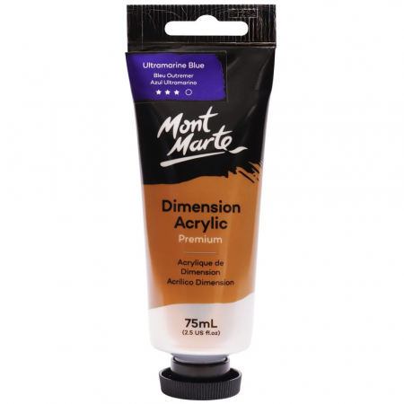 Dimension Acrylic 75ml - PMDA0019 Vopsea acrilica Dimension Mont Marte 75ml - Ultramarine Blue