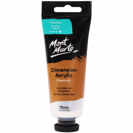 Dimension Acrylic 75ml - PMDA0024 Vopsea acrilicǎ Dimension Mont Marte 75 ml - Turquoise