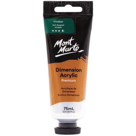 Dimension Acrylic 75ml - PMDA0025 Vopsea acrilicǎ Dimension Mont Marte 75ml - Viridian