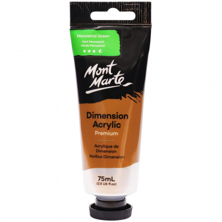 Dimension Acrylic 75ml - PMDA0027 Vopsea acrilicǎ Dimension Mont Marte 75ml - Monastral Green