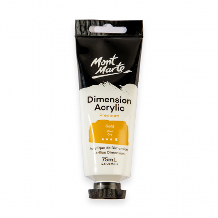 Dimension Acrylic 75ml - PMDA0042 Vopsea acrilică Dimension Mont Marte 75ml - Gold