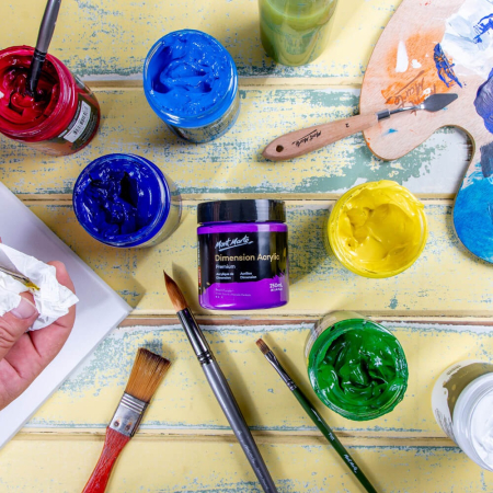 PMDA2502 Vopsea acrilicǎ Dimension Mont Marte 250ml - Zinc White [7]