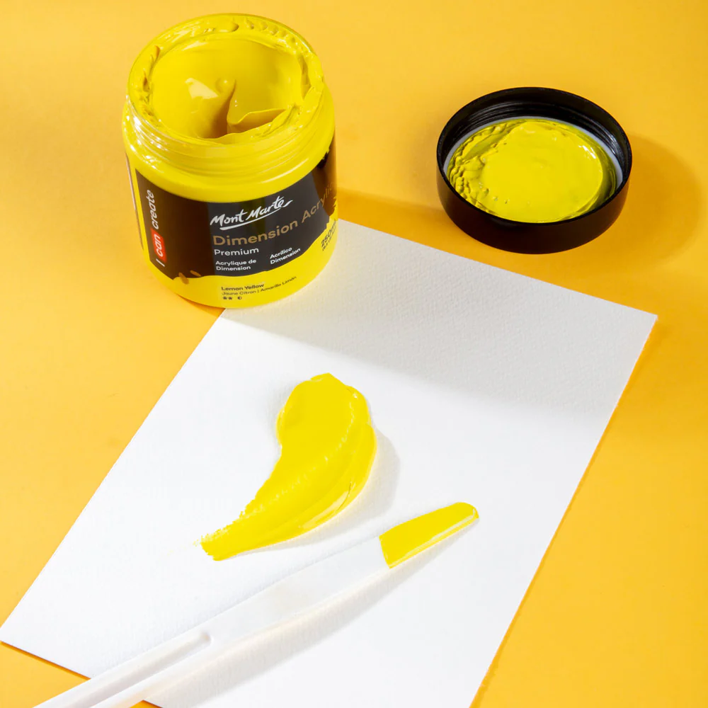 PMDA2505 Vopsea acrilicǎ Mont Marte Dimension 250ml - Lemon Yellow [9]