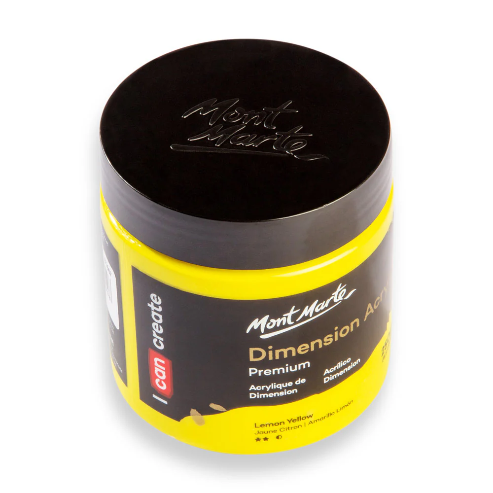 PMDA2505 Vopsea acrilicǎ Mont Marte Dimension 250ml - Lemon Yellow [5]