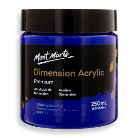 Dimension Acrylic  250ml - PMDA2519 Vopsea acrilică Mont Marte Dimension 250ml  - Ultramarine Blue
