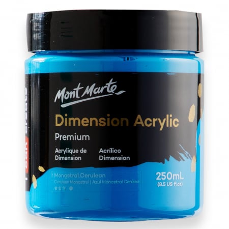Dimension Acrylic  250ml - PMDA2523 Vopsea acrilică Mont Marte Dimension 250ml  - Monastral Cerulean