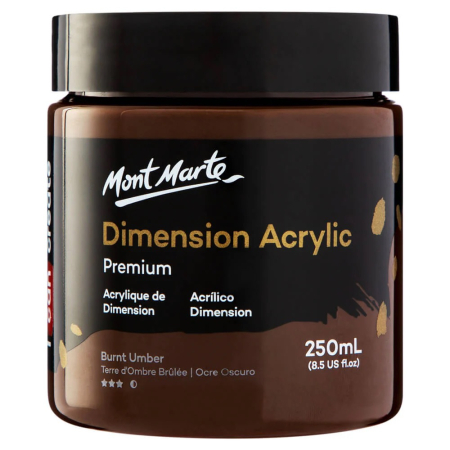 PICTURA - PMDA2536 Vopsea acrilicǎ Dimension Mont Marte 250ml - Burnt Umber