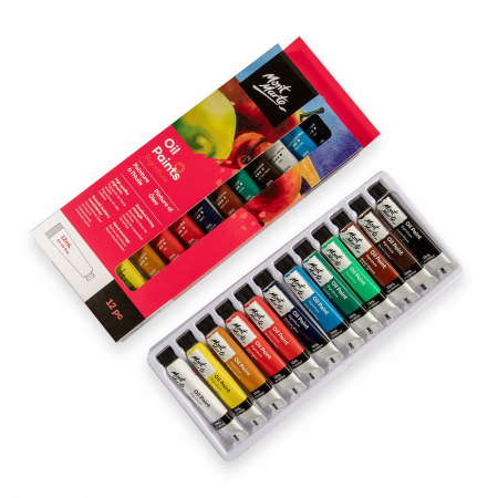Seturi de vopsele - PMHS0025 Set vopsea de ulei Mont Marte 12x12ml