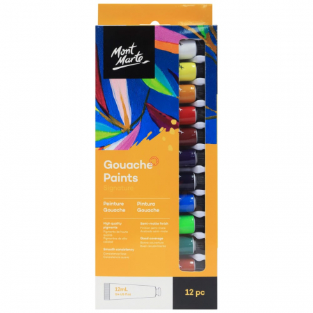 Seturi de vopsele - PMHS0028 Gouache Mont Marte 12bucx12ml