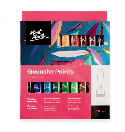 PMHS0029 Set vopsea guașe Mont Marte 18bucx12ml [0]