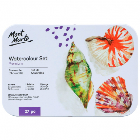 Seturi de vopsele - PMHS0067 Set acuarele premium Mont Marte 27buc