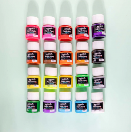 PMHS0077 Vopsea textile Mont Marte Set 20buc x 20ml [1]