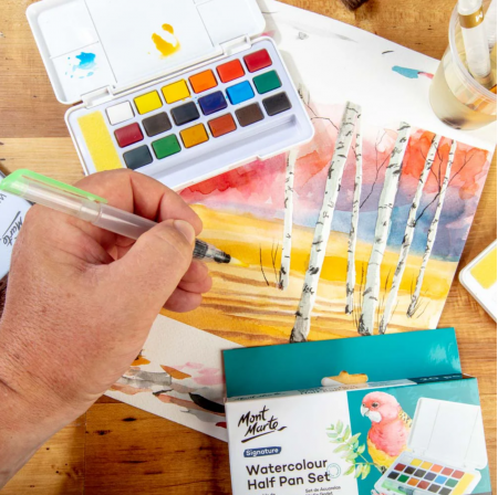 Acuarele Half Pan Mont Marte 20buc [2]
