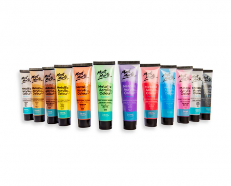 PMMT1236 Set vopsea acrilică metalizată Mont Marte 12x36ml [1]