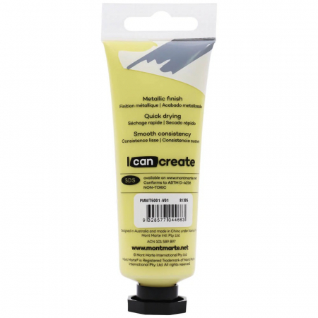 PMMT5001 Vopsea acrilicǎ Metallic Mont Marte 50ml - Yellow [1]