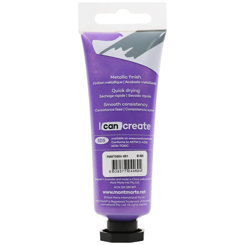 PMMT5004 Vopsea acrilicǎ Metallic Mont Marte 50ml - Purple [1]