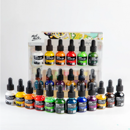 PMNK0002 Tuș acrilic Mont Marte 12buc x 20ml [1]