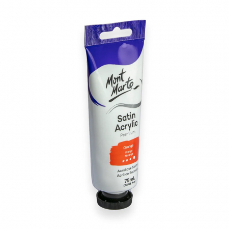 PMSA7506 Vopsea acrilică satin Mont Marte 75ml - Orange [3]