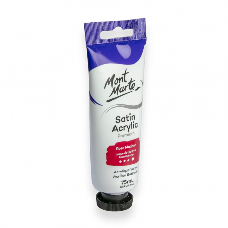 PMSA7511 Vopsea acrilică satin Mont Marte 75ml - Rose Madder [3]