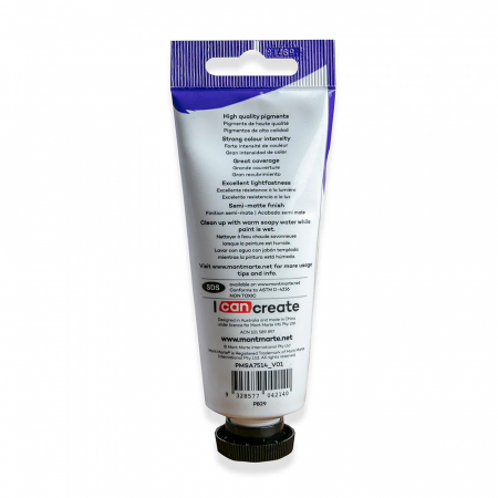 PMSA7514 Vopsea acrilică satin Mont Marte 75ml - Ultramarine Blue [4]