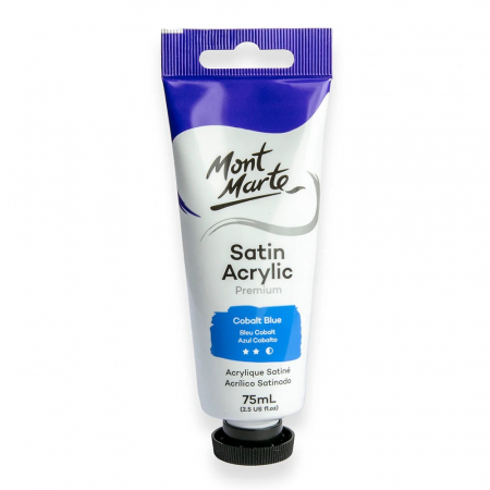 PICTURA SI GRAFICA - PMSA7516 Vopsea acrilicǎ satin Mont Marte 75ml - Cobalt Blue