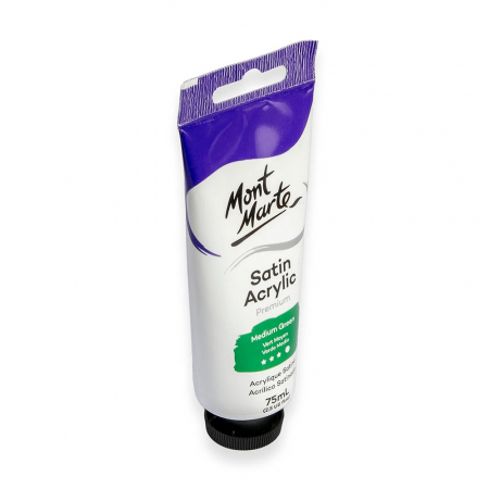 PMSA7523 Vopsea acrilică satin Mont Marte 75ml - Medium Green [3]
