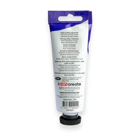 Vopsea acrilica satin Mont Marte 75ml - Hookers Green [2]