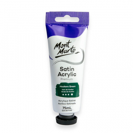 Culori si Mediumuri - Vopsea acrilica satin Mont Marte 75ml - Hookers Green