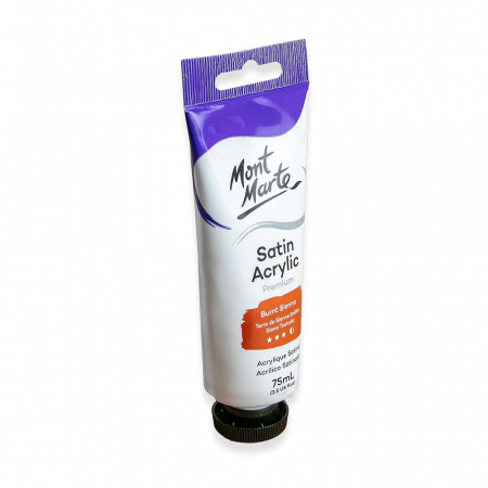PMSA7526 Vopsea acrilicǎ satin Mont Marte 75ml - Burnt Sienna [1]