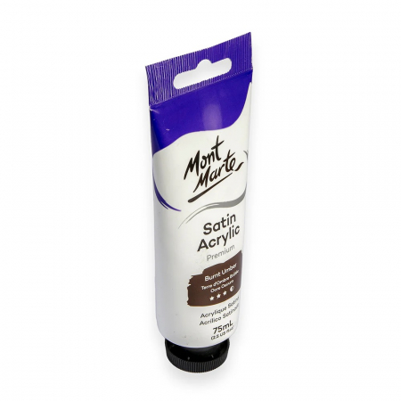 PMSA7527 Vopsea acrilicǎ satin Mont Marte 75ml - Burnt Umber [1]
