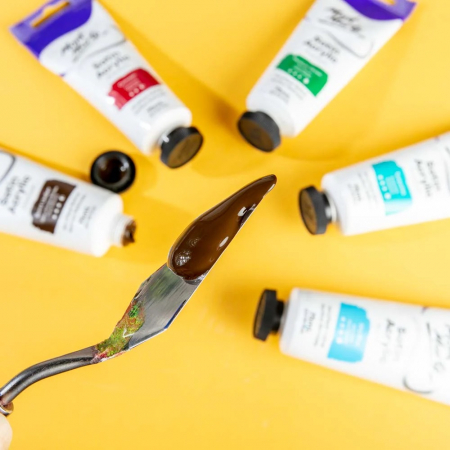 PMSA7527 Vopsea acrilicǎ satin Mont Marte 75ml - Burnt Umber [6]