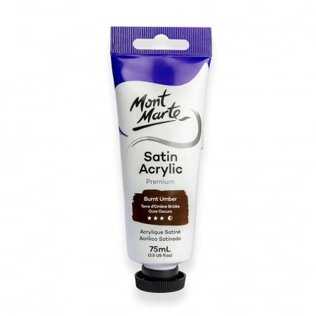 PICTURA SI GRAFICA - PMSA7527 Vopsea acrilicǎ satin Mont Marte 75ml - Burnt Umber