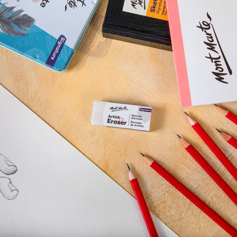 Radiera Artist medie-alba/neagra Mont Marte [7]