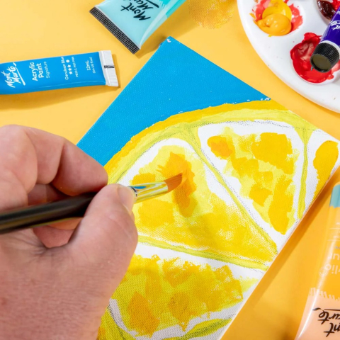 Set mixt pensule par taklon Mont Marte 7buc [4]