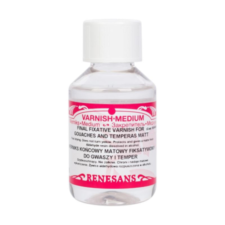 Lacuri (Varnish) - Vernis final mat pentru culori guase, tempera Renesans