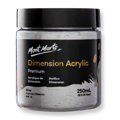 Vopsea acrilica Dimension Mont Marte 250ml - Titanium White [8]