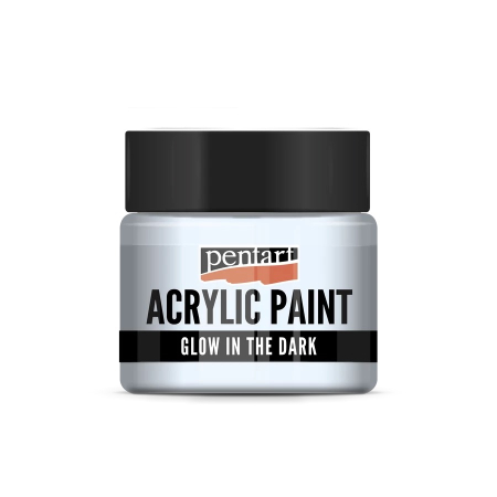 Culori acrilice - Vopsea acrilica Glow 30ml Pentart