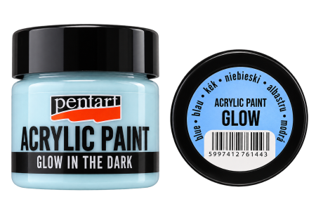 Culori acrilice - Vopsea acrilica Glow In The Dark 30ml Pentart