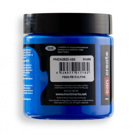 PMDA2522 Vopsea acrilică Mont Marte Dimension 250ml  - Cobalt Blue [2]