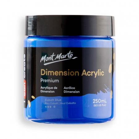 Dimension Acrylic  250ml - PMDA2522 Vopsea acrilică Mont Marte Dimension 250ml  - Cobalt Blue