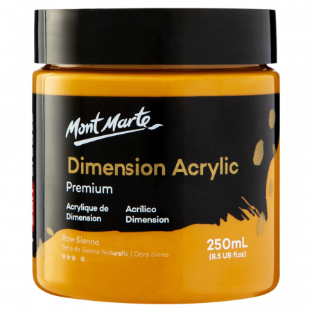 Dimension Acrylic  250ml - PMDA2532 Vopsea acrilica Mont Marte Dimension 250ml  - Raw Sienna