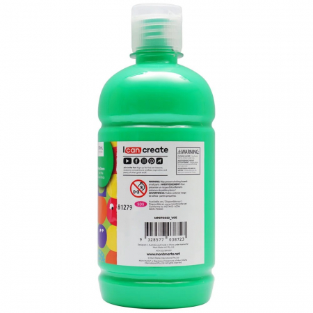 MPST0022 Vopsea Tempera Mont Marte 500ml - Pale Green [1]