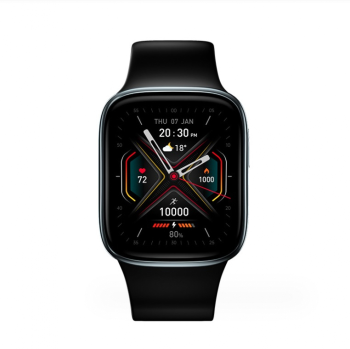 Ceas SmartWatch, J-Style 2166, 1, 78” AMOLED, 368x448px, 326ppi, SpO2, temperatura corpului, ECG, monitorizare HRV si stres, Wi-Fi, GPS, redare MP3, ecran tactil, e-mail, control prin aplicatie, IP68, [3]