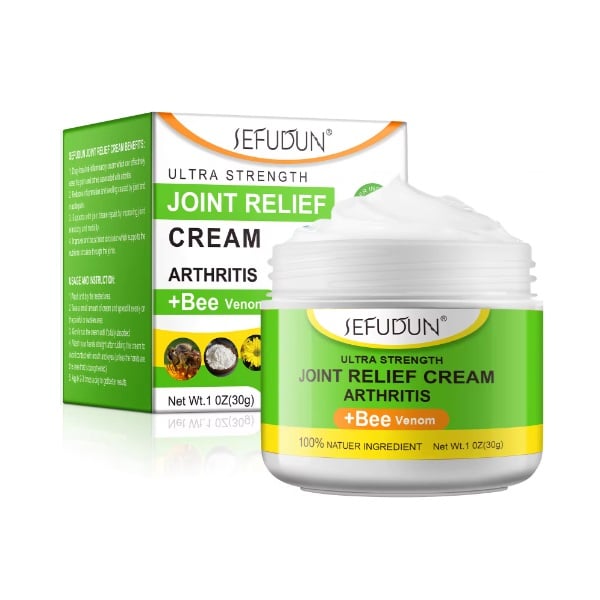 Crema cu venin de albine pentru calmarea durerilor articulare, Sefudun, cu vitamina K2, extract de arnica, reduce inflamatia, imbunatateste circulatia sangelui, 30g [2]