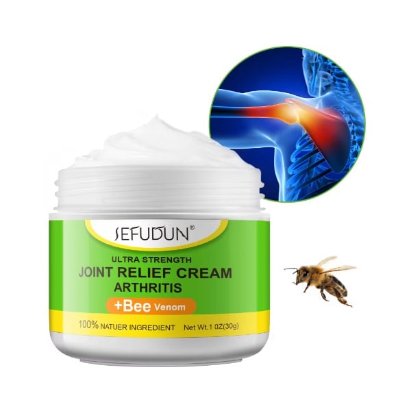 Crema cu venin de albine pentru calmarea durerilor articulare, Sefudun, cu vitamina K2, extract de arnica, reduce inflamatia, imbunatateste circulatia sangelui, 30g [5]