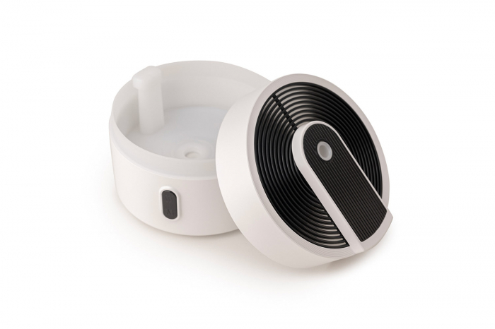 Difuzor aromaterapie Real Life, ultrasonic, portabil, capacitate 220 ml, USB, LED, umidificare cu ceata, hidratare, silentios, pentru birou, acasa, alb [4]